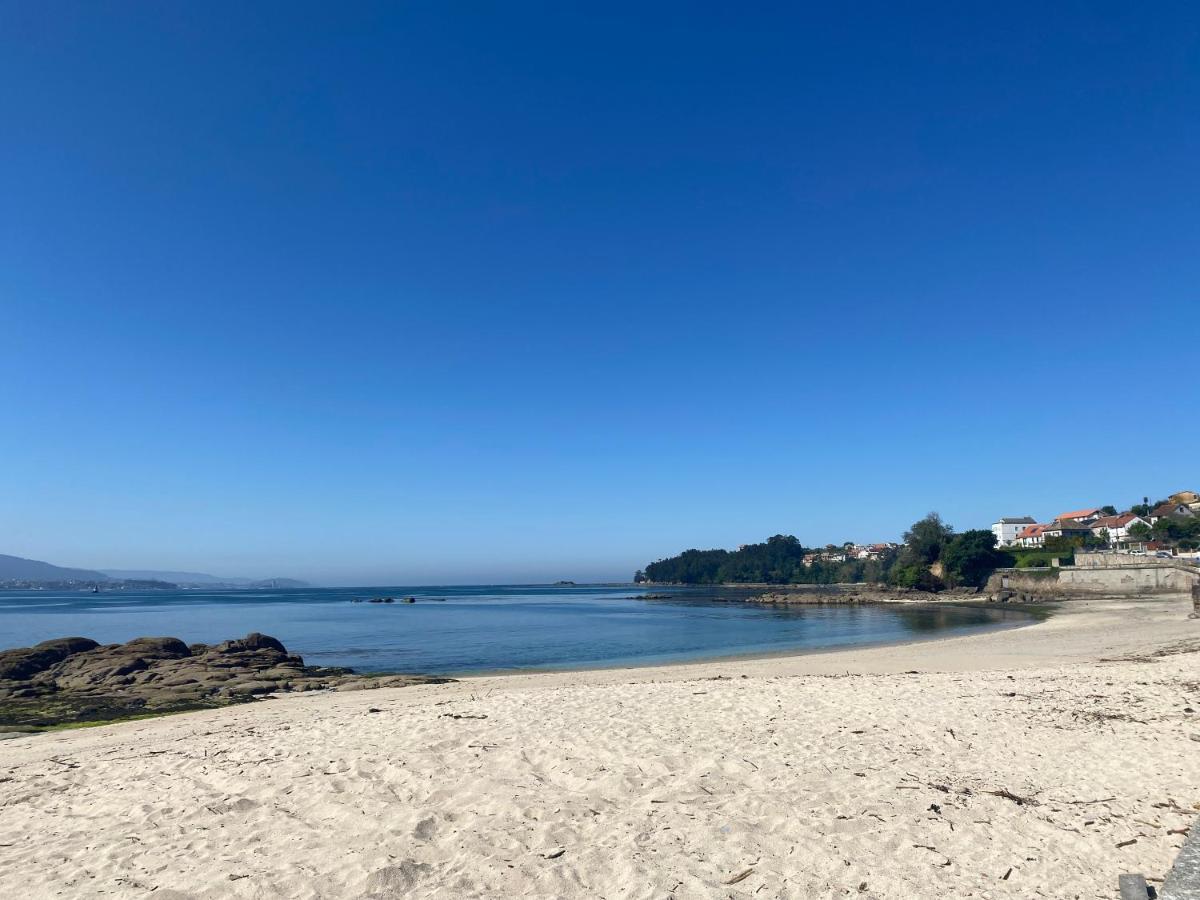Apartamento Playa A Xunqueira, A 15 Min Vigo Moaña Exterior foto